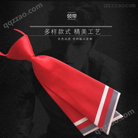 韩版双片刀型女士领带定制 领带厂家 职员领带女士领夹定做logo 名媛领带