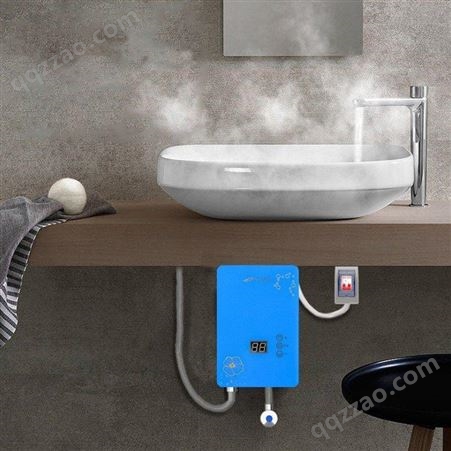 即热式电热水器小型迷你家用快速过水热卫生间租房淋浴洗澡小厨宝