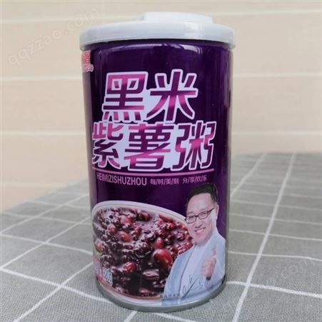 黑米紫薯粥盒装320克方便即食粥营养代餐商超渠道