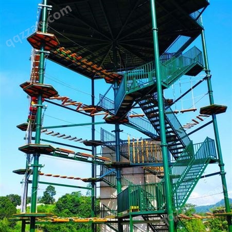历奇探险 挑战塔 多功能训练塔 大型户外拓展设备 高空 攀爬架