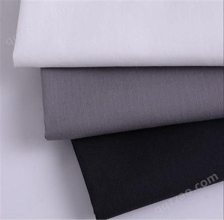 涤棉优质衬衣面料 黑色半漂口袋布现货 工装迷彩印花面料