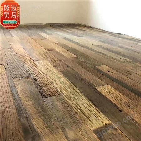 隆迈老榆木实木光滑平整木板材建筑材料