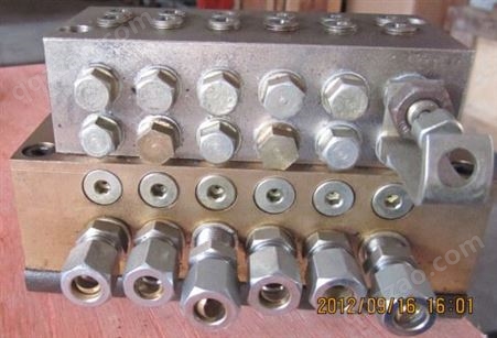 双线油气分配混合器 智能分配器YQPQ-6-7-8-9-10-11-12润滑设备