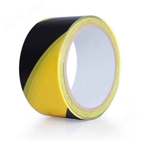 黄黑警示胶带彩色PVC黑黄警戒地标贴地胶带隔离防水耐磨 斑马胶带