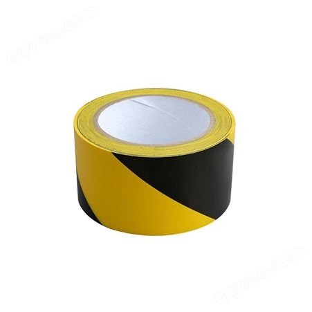 黄黑警示胶带彩色PVC黑黄警戒地标贴地胶带隔离防水耐磨 斑马胶带