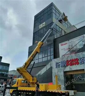 广州 登高升降车 高空吊篮车出租 路灯杆安装 易达设备租赁公司