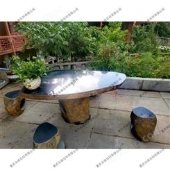重庆永硕石材厂家，永硕庭院花园石桌石凳价格，石桌石凳销售