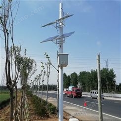 希科 太阳能监控立杆 新农村风光互补无线监控供电监控杆供电系统