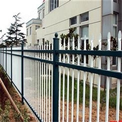 西安鑫朝 锌钢道路护栏 围墙围栏 厂区喷塑围墙 锌钢围栏