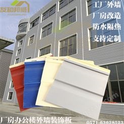 友和邦威钢结构厂房外墙板塑料扣板办公写字楼PVC材新型工业专用