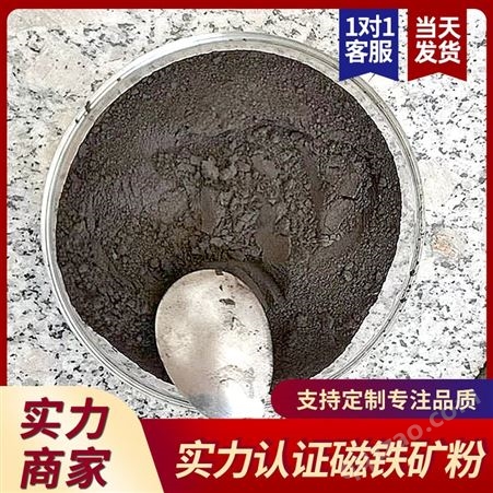 磁铁矿粉 冲洗煤细度高含量介质高品位污水处理还原二次铁粉