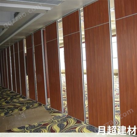 重庆会议室酒店旋转屏风隔断 月超建材活动隔断厂家批发