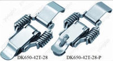 DK650-42T-28带挂锁孔弹簧搭扣 双扣 锁扣 工业锁扣 机箱搭扣