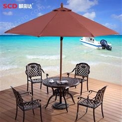 SCD达Z019室外沙滩庭院罗马太阳伞露台伸缩广告伞批发户外遮阳伞