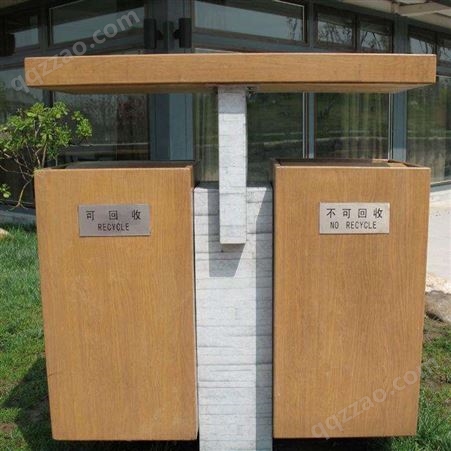 环保塑木垃圾桶厂家 隆胜供应 塑木垃圾桶 户外垃圾桶条 支持全国发货