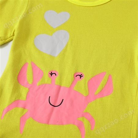 女童夏季套装2021新款印花时尚儿童韩版两件套 广州儿童服装批发
