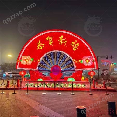 传扬文化 大型春节元宵节灯会设计制作传统花灯制作节日彩灯
