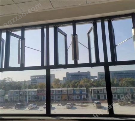 中学室内图书馆手动排烟窗开启装置 美观大气