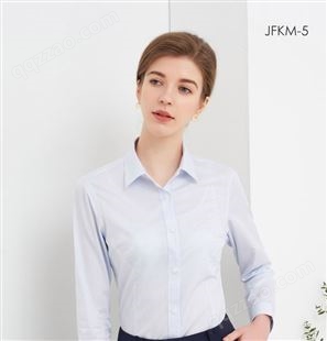 白领商务休闲女士品牌服饰 免烫抗皱长袖衬衫职业工装定制