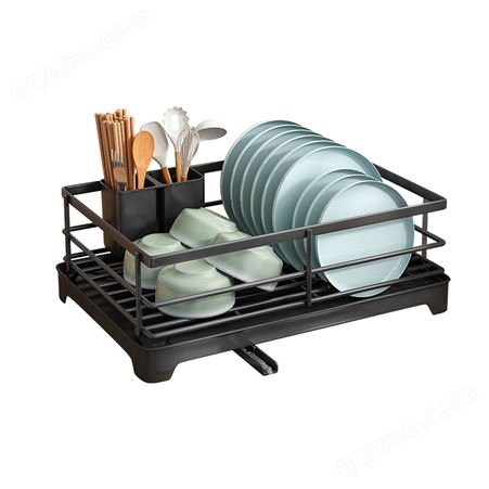 厨房碗碟碗筷收纳架水槽置物架台面碗架盘子沥水架放碗盘收纳盒子