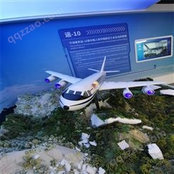 憬晨模型 设备模型 复古飞机摆件模型 博物馆景观道具模型