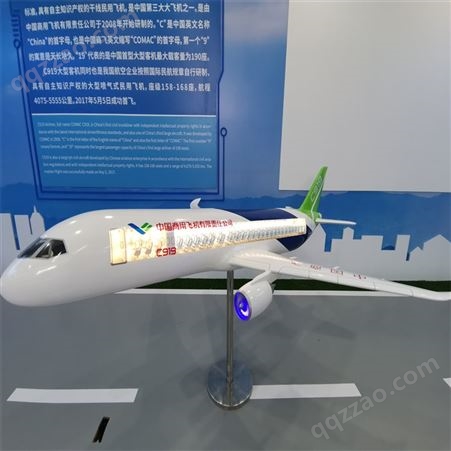 憬晨模型 铁艺仿真飞机模型 飞机模型制作 飞机模型展览摆件