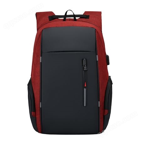 日常通勤商务包笔记本电脑包 多功能USB背包大容量双肩包可印logo