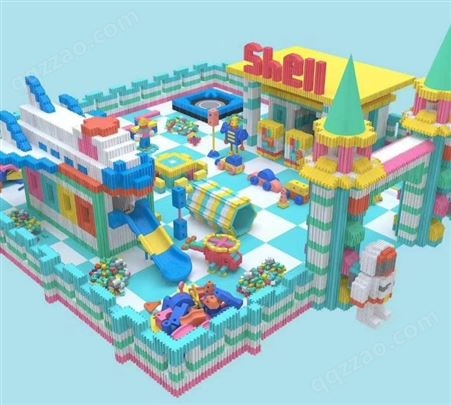 蕴力康体大型EPP积木乐园室内游乐场积木城堡幼儿园玩具淘气堡