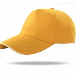 昆明红色帽子印字 鸭舌帽定制LOGO 儿童小黄帽