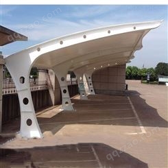 户外膜结构停车篷 郑州停车场充电桩棚厂家 免费设计 品质可靠